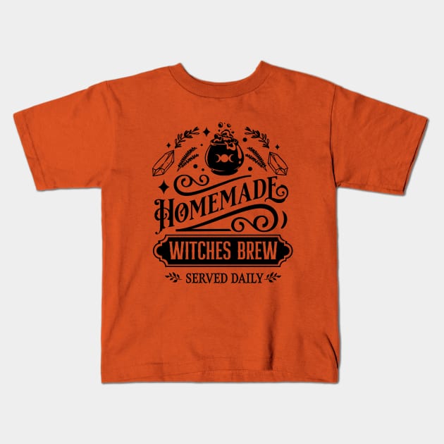 Homemade witches brew Kids T-Shirt by Myartstor 